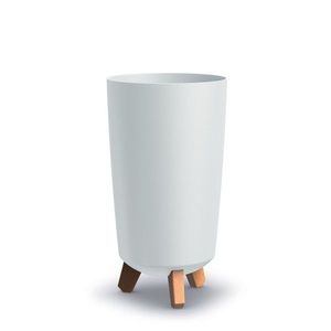 Vysoký květináč GRACIE TUBUS bílý vyobraziť