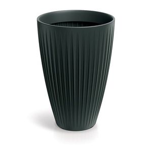 Vysoký květináč LATIE ROUND II 40 cm antracitový vyobraziť
