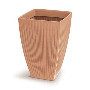 Vysoký květináč LATIE SQUAR I 40 cm terakota vyobraziť