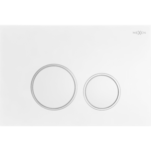 WC tlačidlo k nádržke MEXEN FENIX 05 chróm/biela vyobraziť