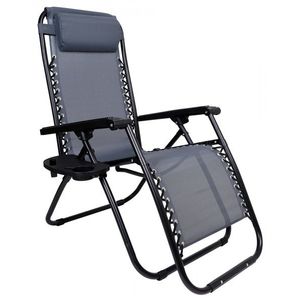 Záhradné lehátko Orion Zero Gravity šedé vyobraziť