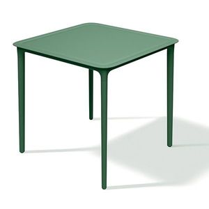 Zahradní jídelní stůl Rimos 77, 5x77, 5x74, 5 cm zelený vyobraziť