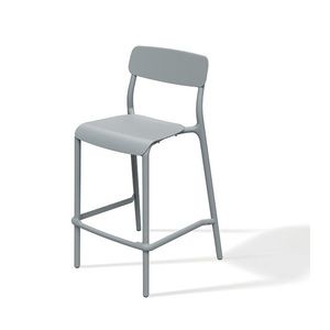 Zahradní nízká barová židle RIMOS 52x54, 5x98, 5 cm šedá vyobraziť