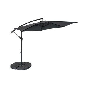 Zahradní slunečník Houseland Tynex 300 cm tmavě šedý vyobraziť