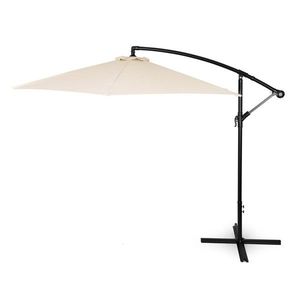Zahradní slunečník PADDLES s boční nohou 300 cm béžový vyobraziť