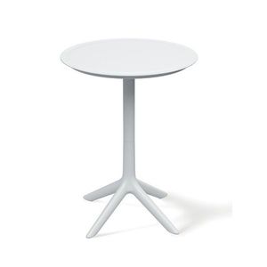 Zahradní vysoký kulatý stůl RIMOS 57x57x74, 5 cm bílý vyobraziť