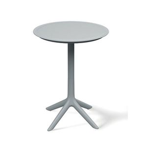 Zahradní vysoký kulatý stůl RIMOS 57x57x74, 5 cm šedý vyobraziť