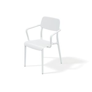 Zahradní židle s područkami RIMOS 57x55, 5x84 cm bílá vyobraziť