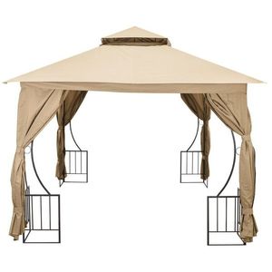 Záhradný altánok lux EMMA 3x3 m béžový vyobraziť