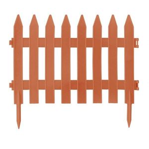 Záhradný plot Fence terakota vyobraziť