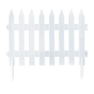 Záhradný plôtik Fence biely vyobraziť