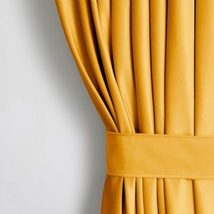 Záves AmeliaHome Velvet III horčicový vyobraziť