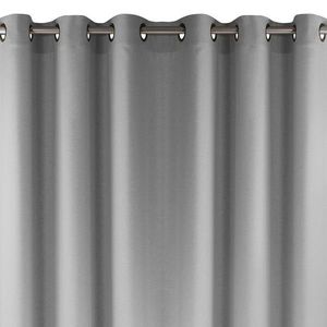 Závěs Carmena se zlatými průchodkami šedý vyobraziť