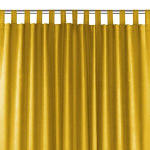 Závěs Homede Milana s oky hořčicově žlutý vyobraziť