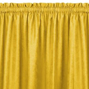 Závěs Homede Milana s tunelem a nařasením hořčicově žlutý vyobraziť