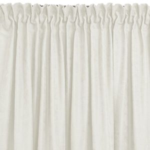 Závěs MILANA klasická transparentní dračí páska 7, 5 cm s třásněmi 3 cm krémový vyobraziť