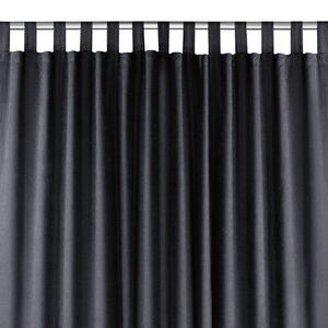 Závěs MILANA klasické záložky 10 cm grafitový vyobraziť