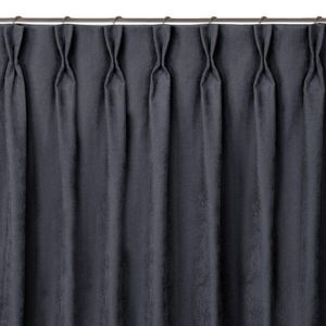 Závěs MILANA klasický flex 9, 5 cm s dvojitým záhybem grafitový vyobraziť