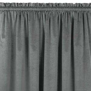 Záves Vila s tunelom a nariasením grafitový vyobraziť