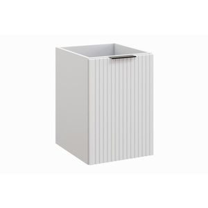 Závěsná koupelnová skříňka s košem na prádlo Casad 40 cm bílá vyobraziť