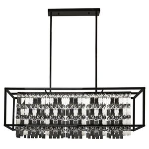 Závesná krištáľová lampa QUADRA čierna vyobraziť