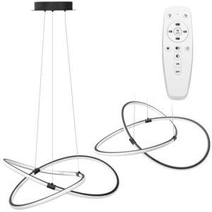 Závesná lampa La Belle XXX biela/čierna vyobraziť