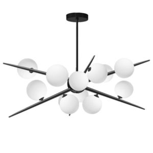 Závesná lampa La Belle XXXVIII biela/čierna vyobraziť