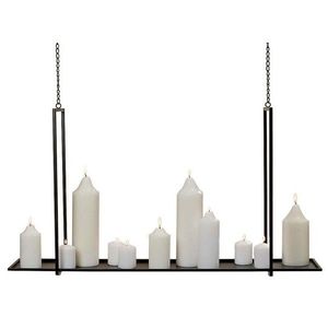 Závesná polica 54 cm čierna vyobraziť