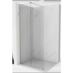 MEXEN/S - Velar Sprchová zástena posuvná Walk-in 120 x 200, transparent 8 mm, nikel kartáčovaný 871-120-000-03-97 vyobraziť