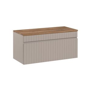 Závěsná skříňka Iconic s deskou 80 cm kašmírová/dub coast evoke vyobraziť