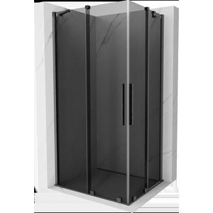 MEXEN/S - Velar Duo sprchovací kút, posuvné dvere 90 x 80, grafit, grafit kartáčovaná 871-090-080-42-66 vyobraziť