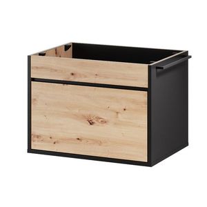 Závěsná skříňka pod umyvadlo Mossa 56 60 cm dub Artisan/černá vyobraziť