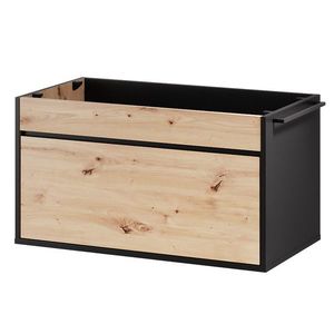 Závěsná skříňka pod umyvadlo Mossa 58 80 cm dub Artisan/černá vyobraziť
