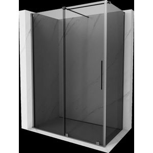 MEXEN/S - Velár sprchovací kút, posuvné dvere 130 x 70, grafit, grafit metal 871-130-070-41-95 vyobraziť
