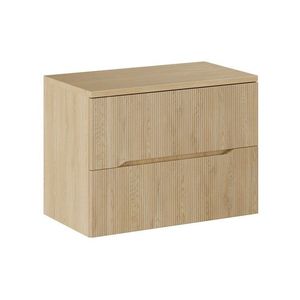 Závěsná skříňka pod umyvadlo Nordic s deskou 80 cm dub cremona vyobraziť