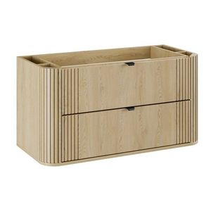 Závěsná skříňka pod umyvadlo Ovalia 100 cm dub Cremona vyobraziť