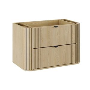 Závěsná skříňka pod umyvadlo Ovalia 80 cm dub Cremona vyobraziť