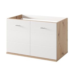 Závěsná skříňka pod umyvadlo Sting 38 80 cm dub Artisan/bílá vyobraziť