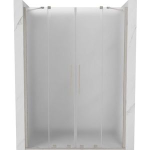 MEXEN/S - Velar Duo posuvné sprchové dvere 160, dekor, nikel kartáčovaný 871-160-000-32-97 vyobraziť