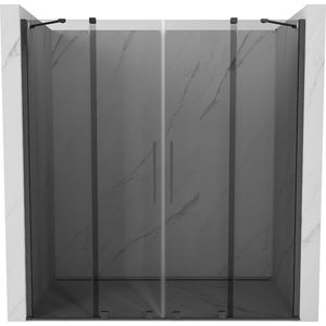 MEXEN/S - Velar Duo posuvné sprchové dvere 200, grafit, grafit kartáčovaná 871-200-000-42-66 vyobraziť