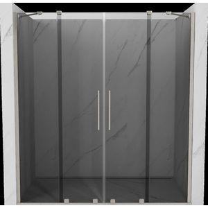 MEXEN/S - Velar Duo posuvné sprchové dvere 200, grafit, nikel kartáčovaný 871-200-000-42-97 vyobraziť