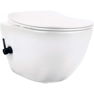 DEANTE - Peonia biela, nero - Toaleta, s bidetovou funkciou - s mixážnou batériou CBP_6WNW vyobraziť