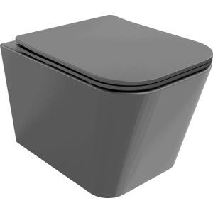 Závesná WC misa MEXEN TEO II tmavo šedá vyobraziť