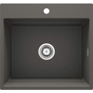 DEANTE DEANTE - Magnetic antracitovo metalická - Granitový drez, jednokomorový ZRM_T10A vyobraziť