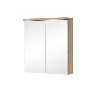 Závěsná zrcadlová skříňka s LED osvětlením Sting 56 60 cm dub Artisan vyobraziť