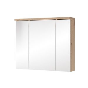 Závěsná zrcadlová skříňka s LED osvětlením Sting 58 80 cm dub Artisan vyobraziť