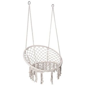 Závesné hojdacie kreslo Togo krémové vyobraziť