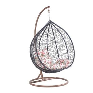 Závěsné houpací křeslo Houseland Luna XL 02 černé vyobraziť