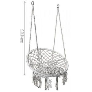 Závesné kreslo Stork Togo sivé vyobraziť