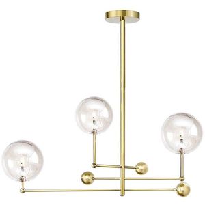 Závesné stropné svietidlo Kule 3 APP918-3CP zlaté vyobraziť
